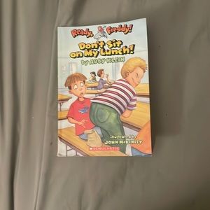 Don't sit on my lunch book